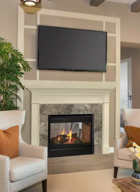 See-Through Fireplace