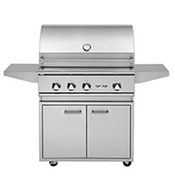 32" Gas Grill On Cabinet
