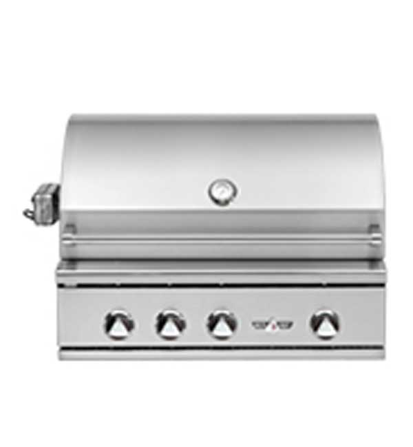 DHBQ32R-C 32″ Outdoor Gas Grill with IR Rotisserie