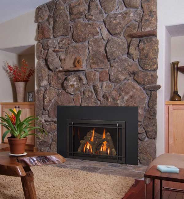 Roosevelt Prairie Log with Black glass